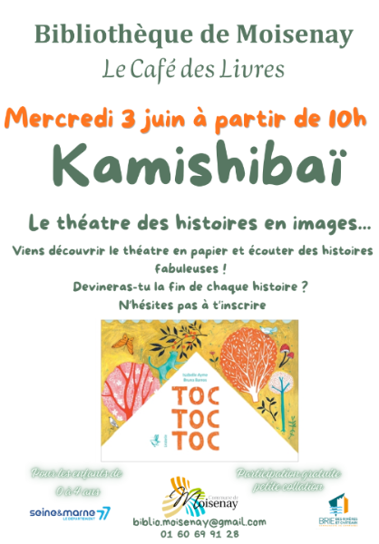 Couverture de Histoires en Kamishibai à Moisenay